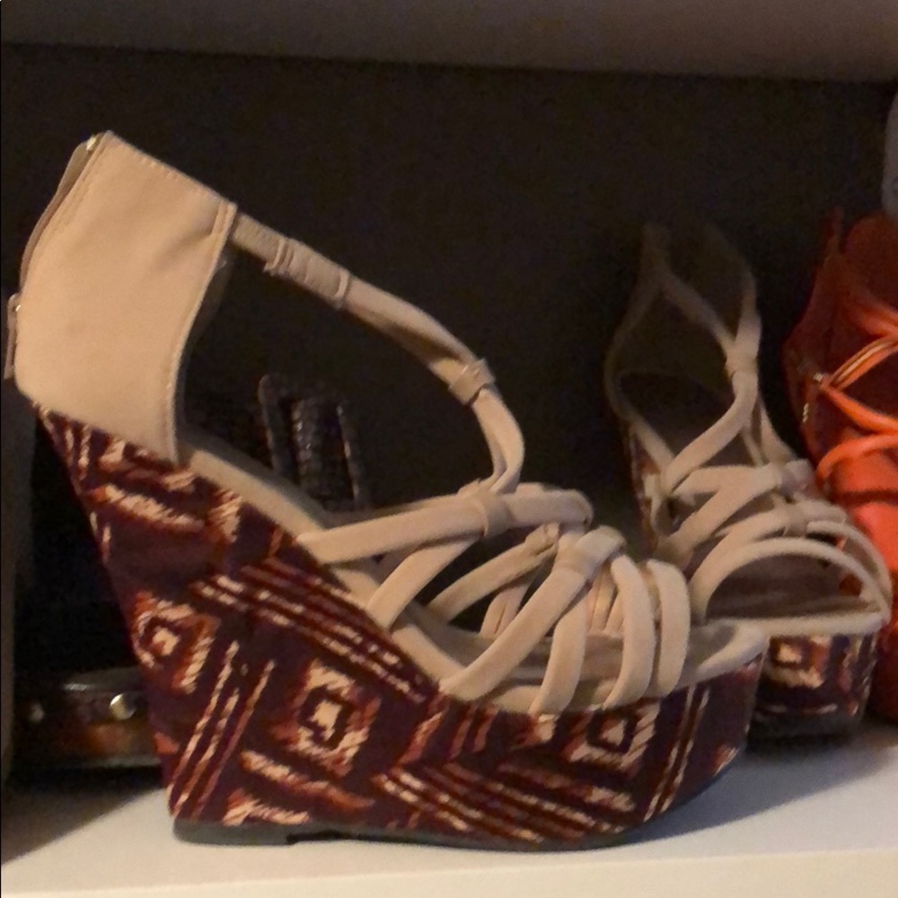 Soft Suede Boho Wedge